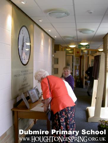 Dubmire Primary School's official opening in 2003