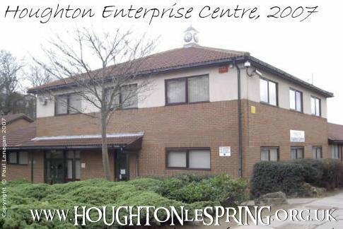 Houghton Enterprise Centre on the site of Houghton Lake, now aptly known as Lake Road