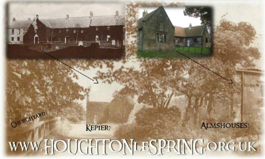 Is this a view of the Royal Kepier Grammar School and Almshouses in 1915?