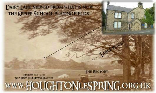 A view of the Rectory and Dairy Lane in 1915?