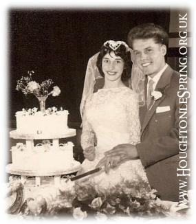 Marjorie Edger marries Bob Chisholm in August 1959