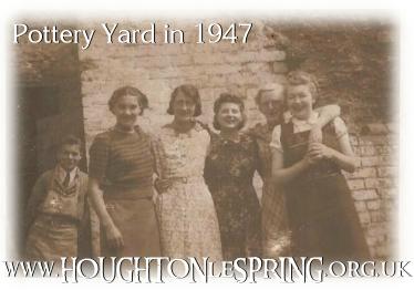Pottery Yard, Houghton-le-Spring in 1947