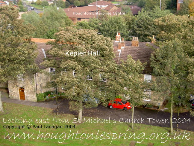 Looking east from St Michael's Church tower