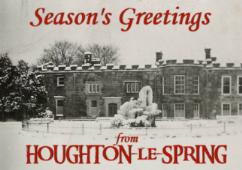 Houghton-le-Spring Christmas Cards - Houghton Rectory covered in snow