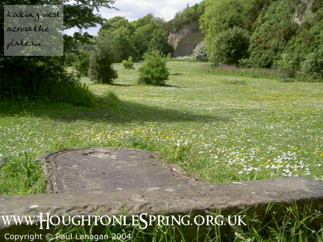 Looking west across the plateau in 2004