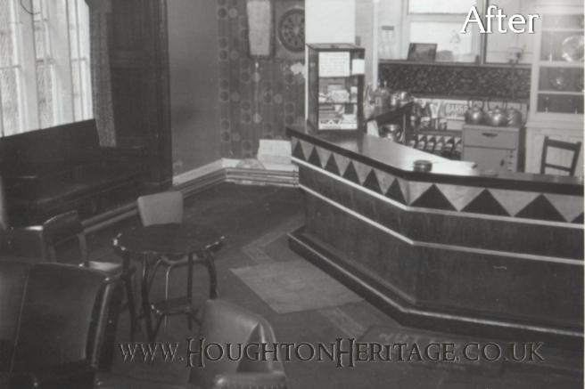 The new floor in the YMCA at Houghton Hall, guessed to be around 1971.