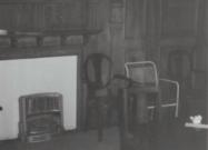 The wood-pannelled Boardroom in Houghton Hall