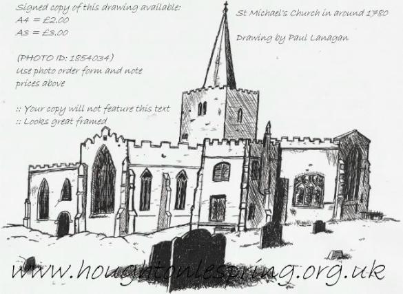 St Michael's Church in 1780