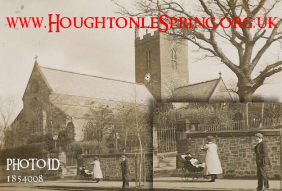 St Michael & All Angels Church, Houghton le Spring, in around 1930