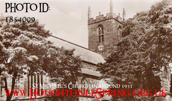 St Michael & All Angels Church, Houghton le Spring, in around 1931