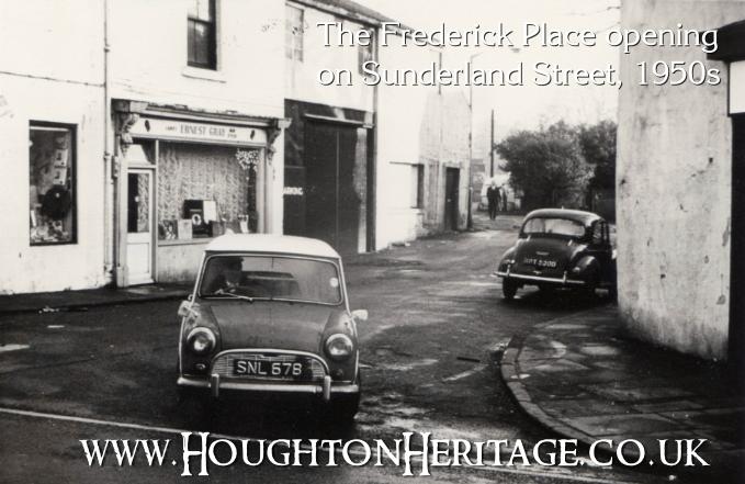 Frederick Place, just off Sunderland Street, in the 1950s