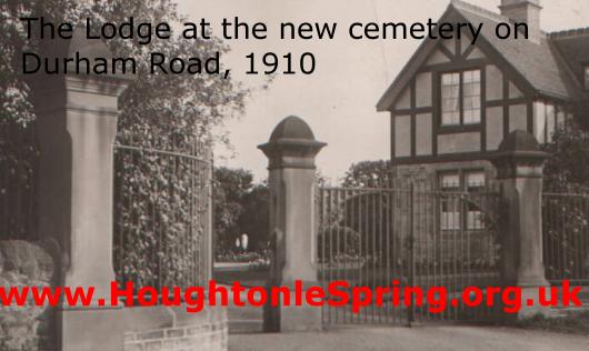 The 'new' cemetery on Durham Road opened in 1892.  After much controversy, a portion was not consecrated until 1907.