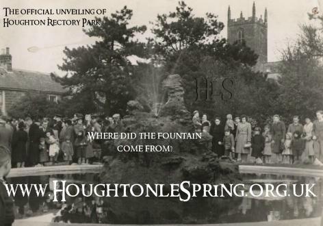 The official unveiling of Houghton Rectory Park on April 9th 1949