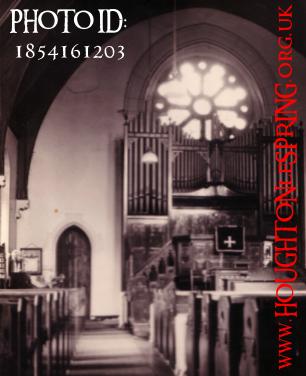 The interior of the Presbyterian Church, which was located at the top of Church Street, opposite Houghton Hall