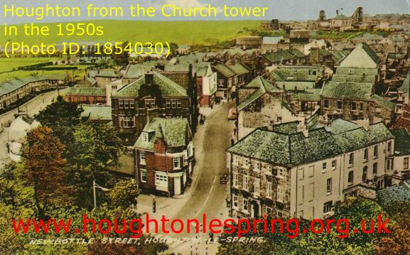 Looking down on Houghton and Newbottle Street in the 1950s