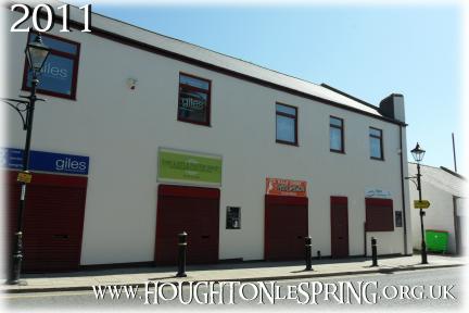 The Lambton Arms pub is now known as Lambton House, as seen here on Newbottle Street in 2011