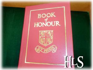 Names of those pupils entered in the Houghton-le-Spring Grammar School Book of Honour which was presented to the school by the Old Scholars' Association to record Outstanding Achievement - Civic or Academic - or Heroism, 1926 to 1969